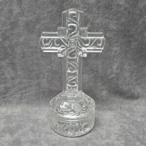 Waterford Marquis Heritage Crystal Wedge Cross Covered Trinket Box